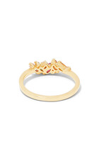 Multi-color Sapphire and 18K Gold Mini Ring